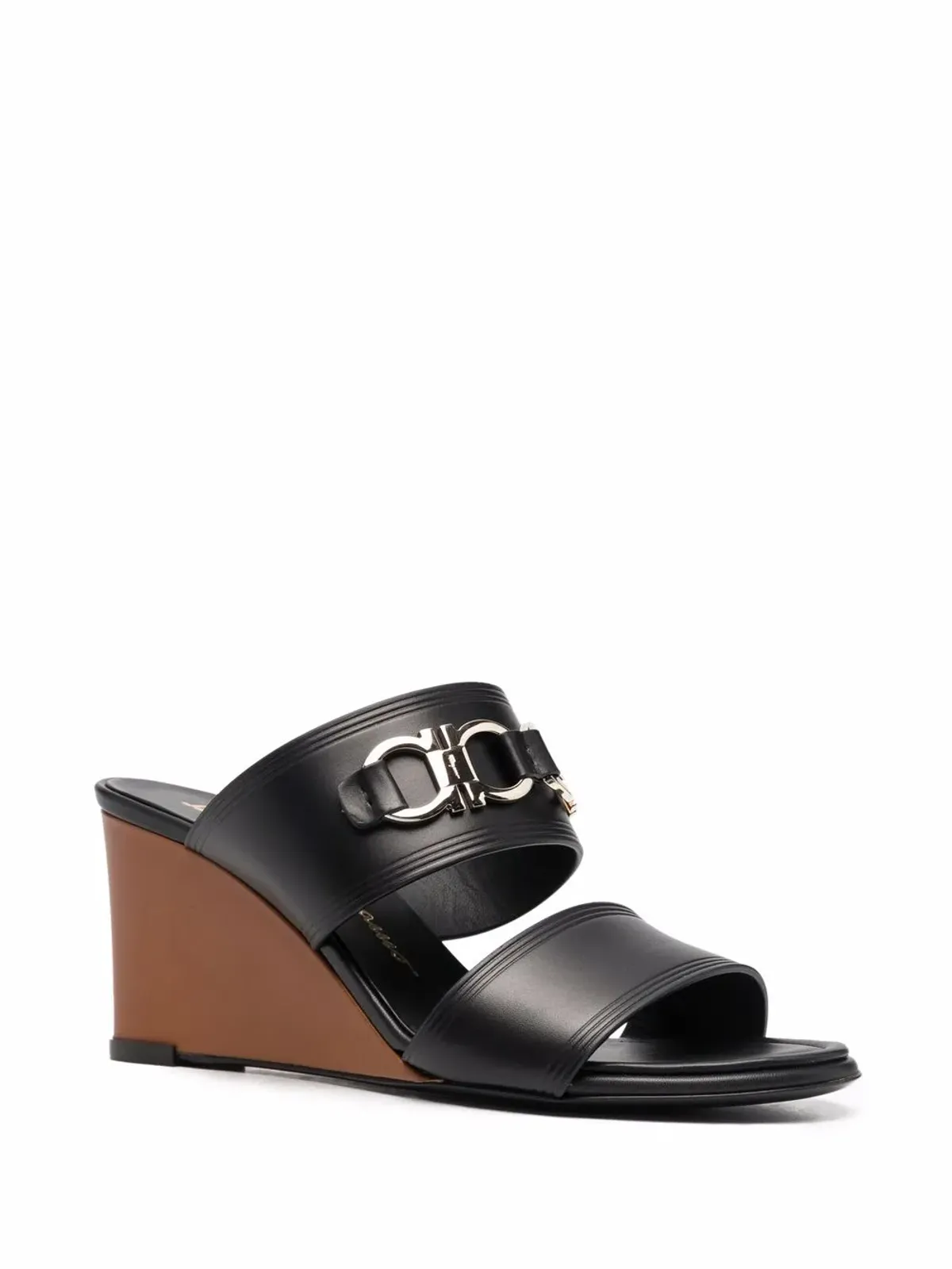 Ferragamo ホースビットディテールのオープントゥサンダル - 画像2