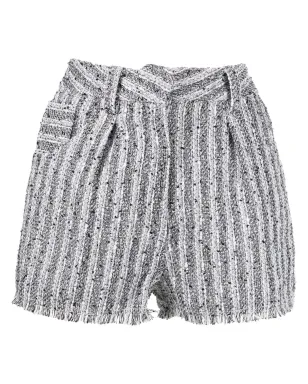 IRO Honza striped shorts - Black - サムネイル1