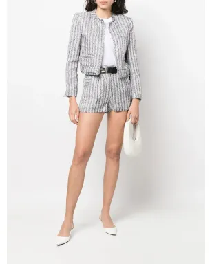 IRO Honza striped shorts - Black - サムネイル2