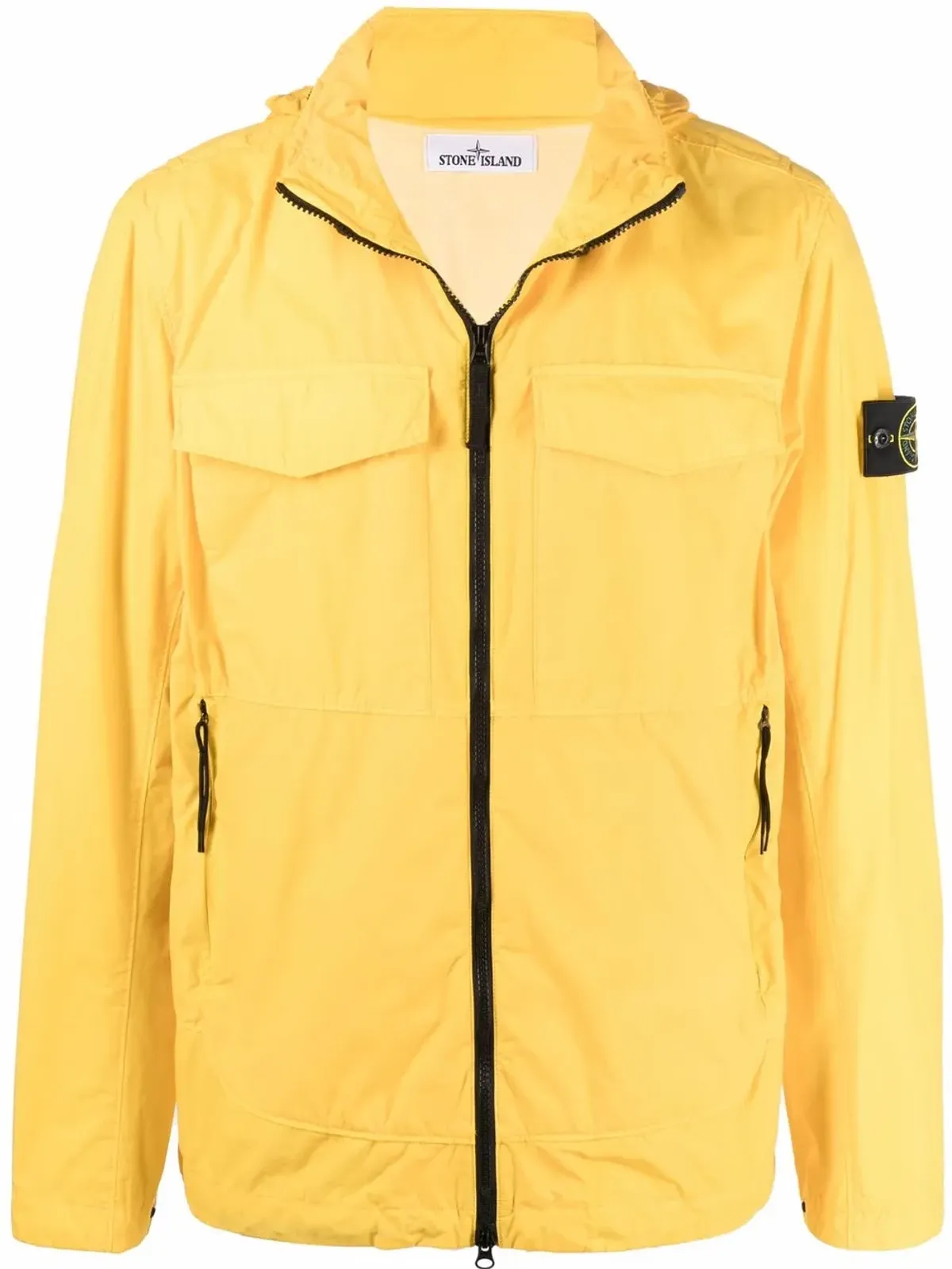 Stone Island コンパスパッチ ジップアップジャケット - 画像1