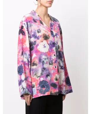 Alexander McQueen 花柄プリント シルクシャツ - サムネイル3