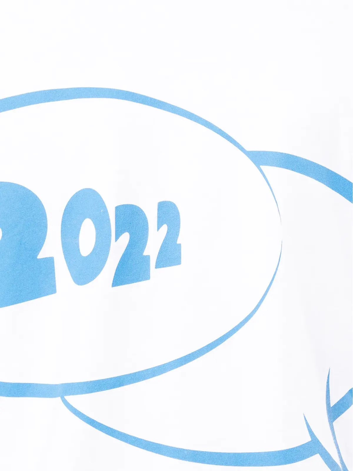 Comme Des Garçons Shirt Speech Bubble T-shirt - White - 画像5