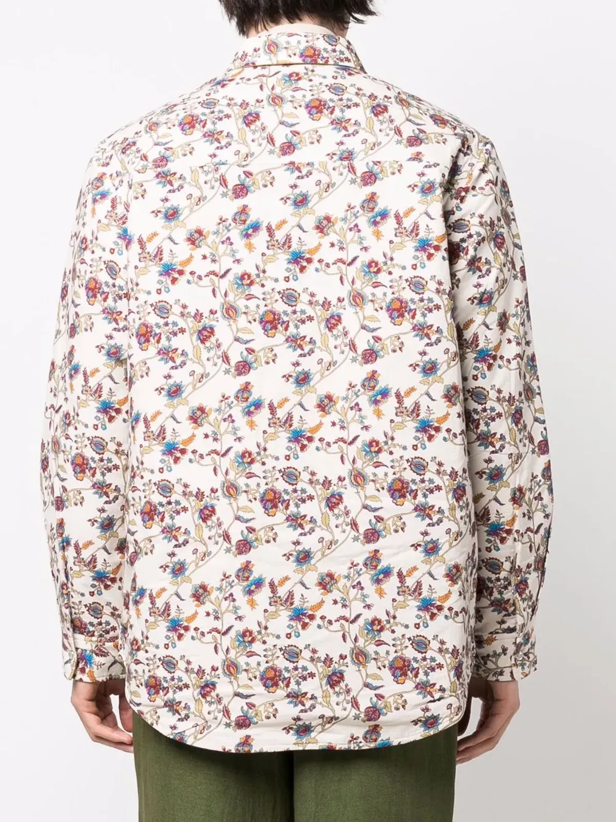MARANT フローラルプリント コットン シャツジャケット - 画像4