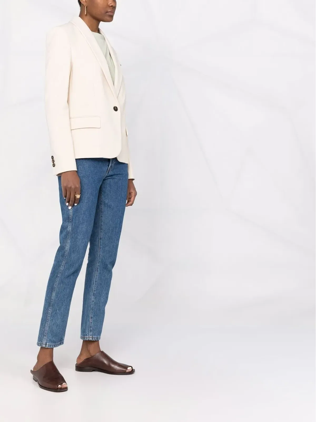 Brunello Cucinelli シングルブレストブレザー - 画像4