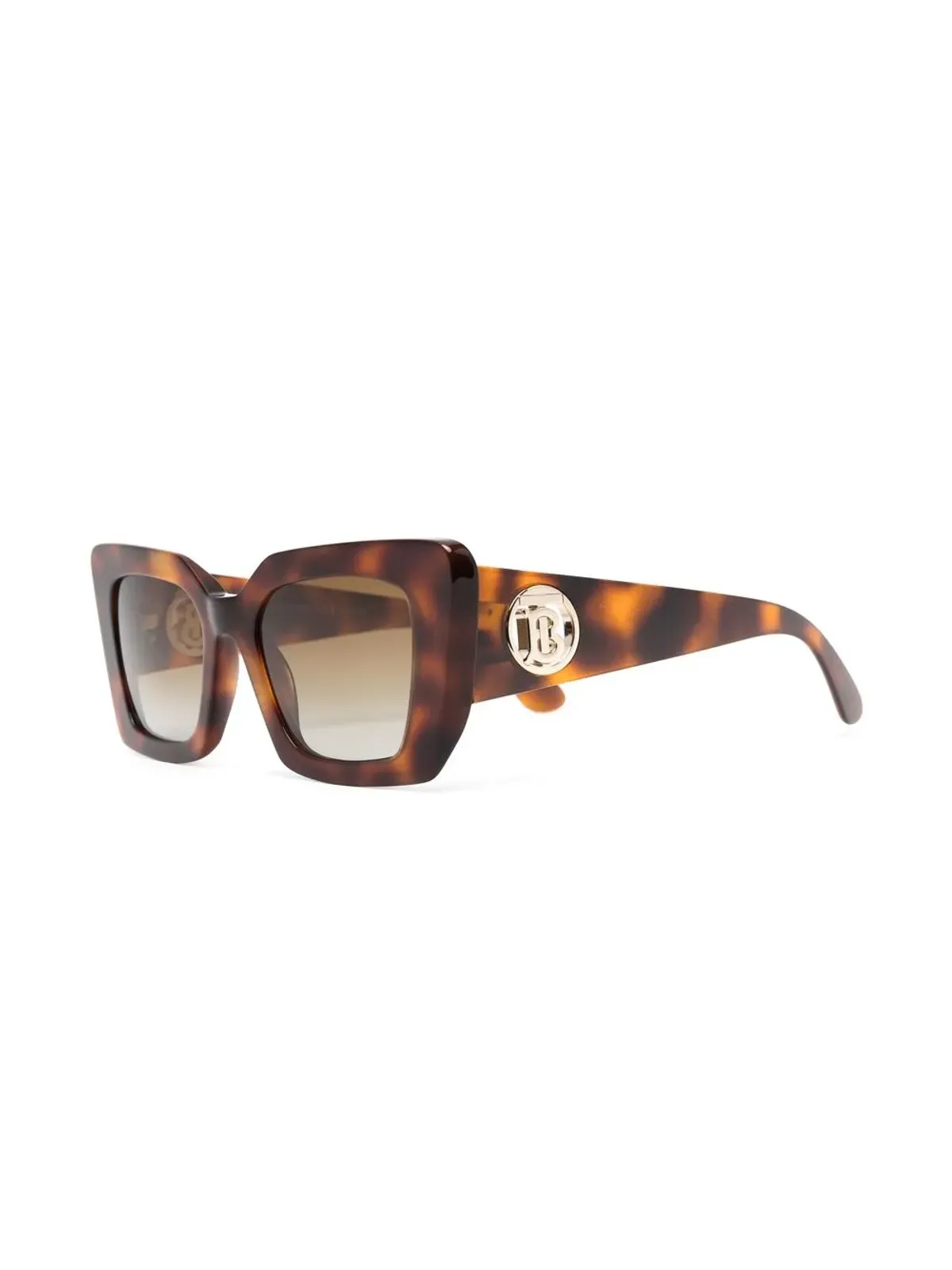 Burberry Eyewear べっ甲調スクエアフレームサングラス - 画像2