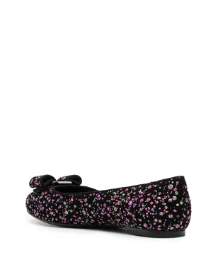 Ferragamo Varina レザー バレリーナシューズ - ブラック - サムネイル3