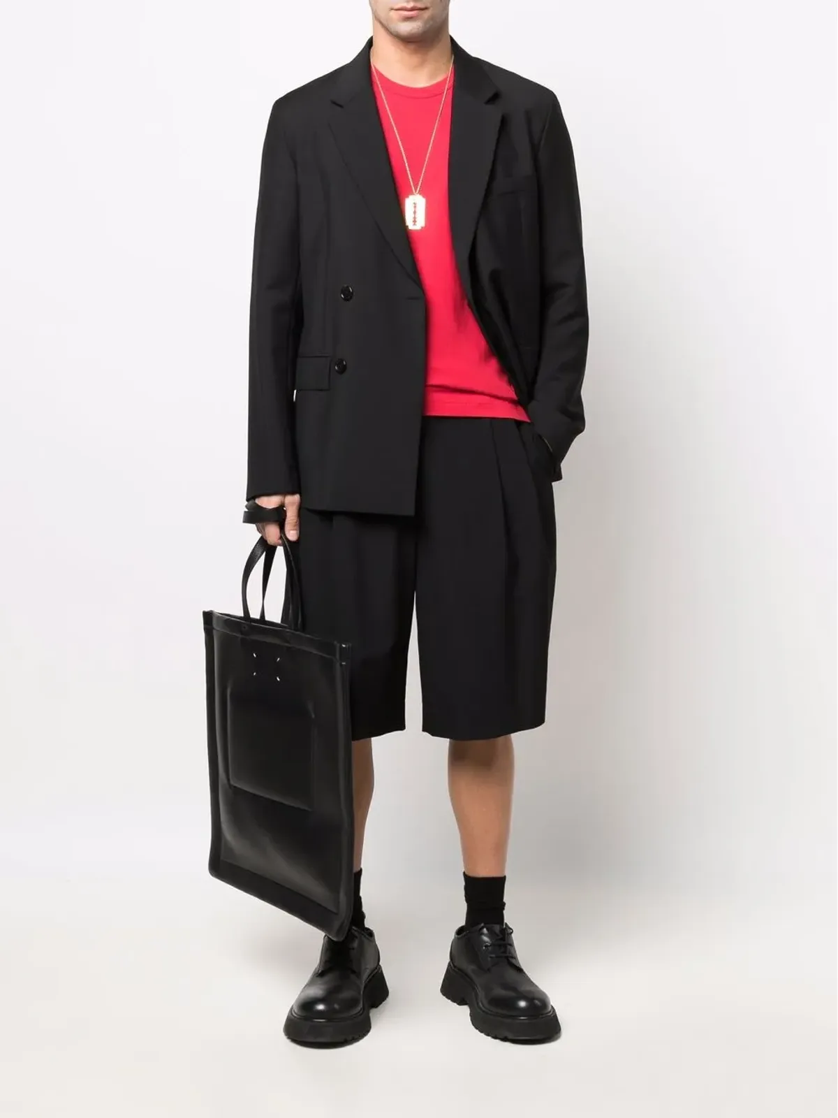 Comme Des Garçons Shirt ロゴプリント コットン Tシャツ - 画像2