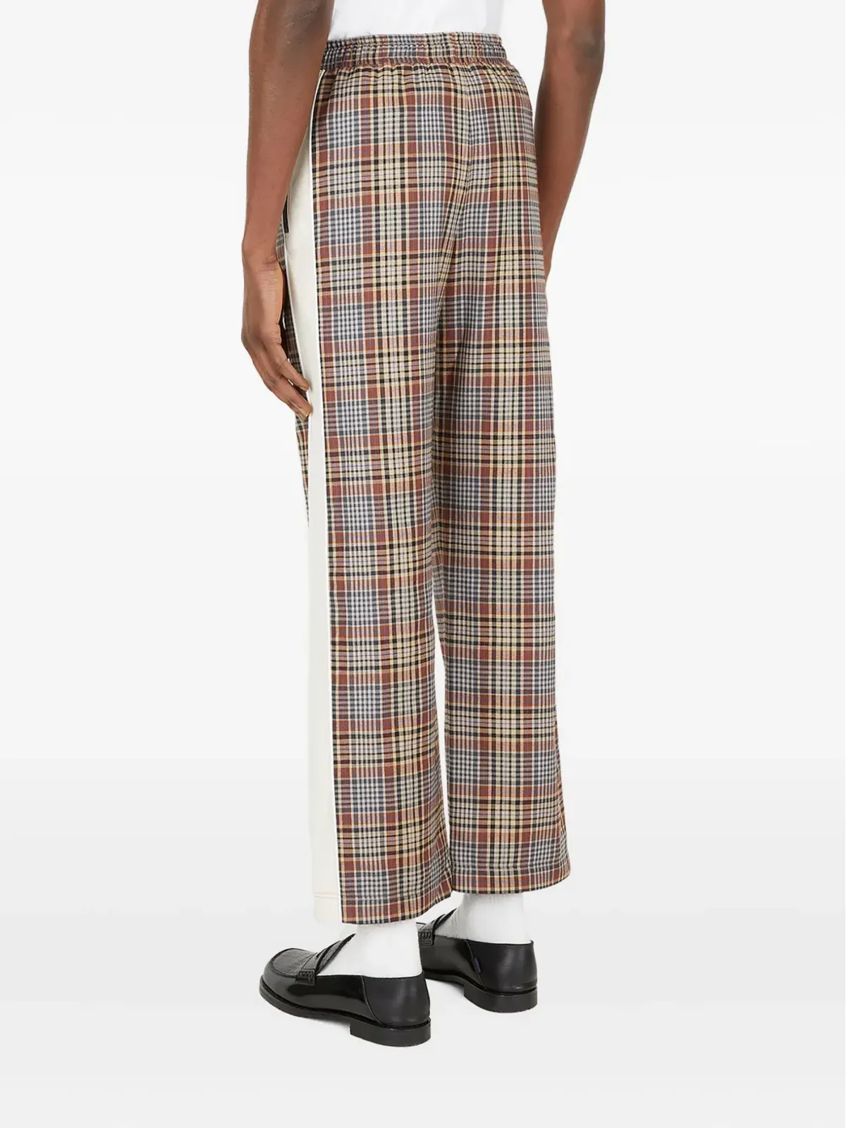 Ahluwalia アキン チェック柄パネルパンツ - 画像4