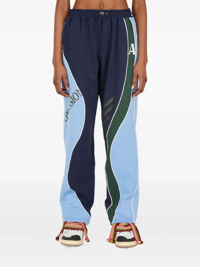 Ahluwalia Ahluwalia フェミ パネルド ウェーブ トラックパンツの商品画像