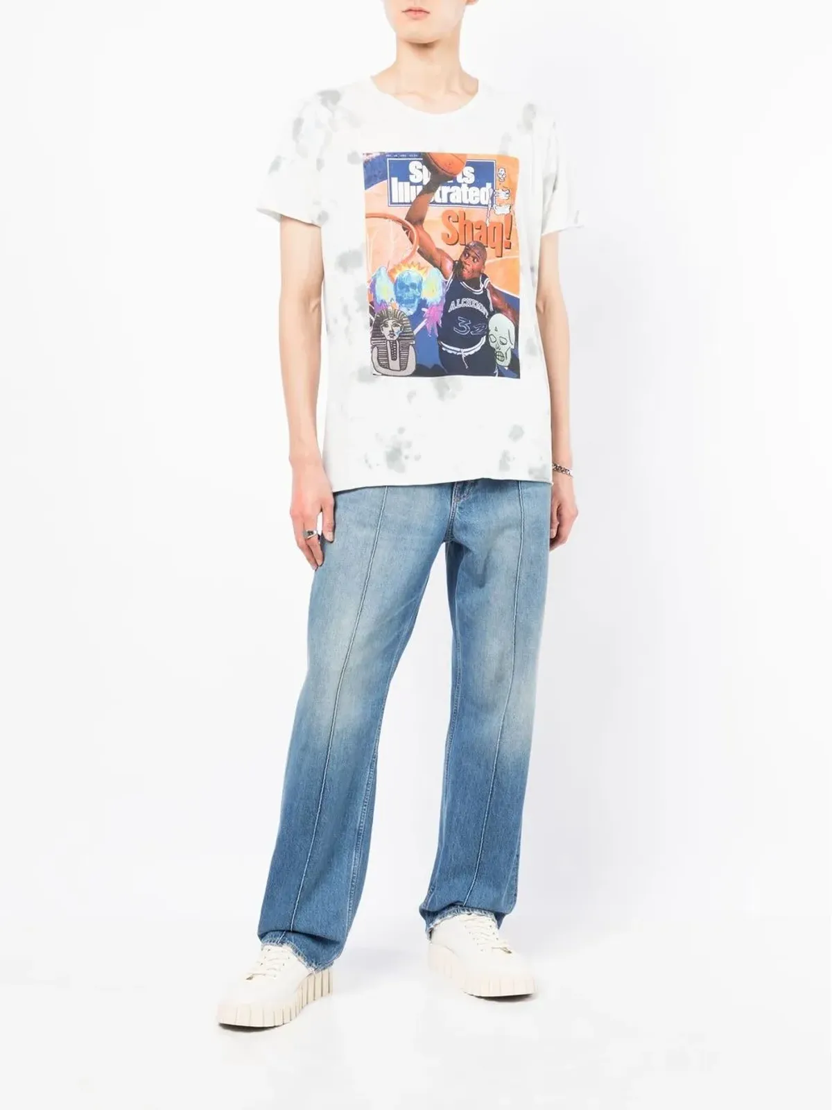 Alchemist グラフィックプリント タイダイ Tシャツ - White - 画像2