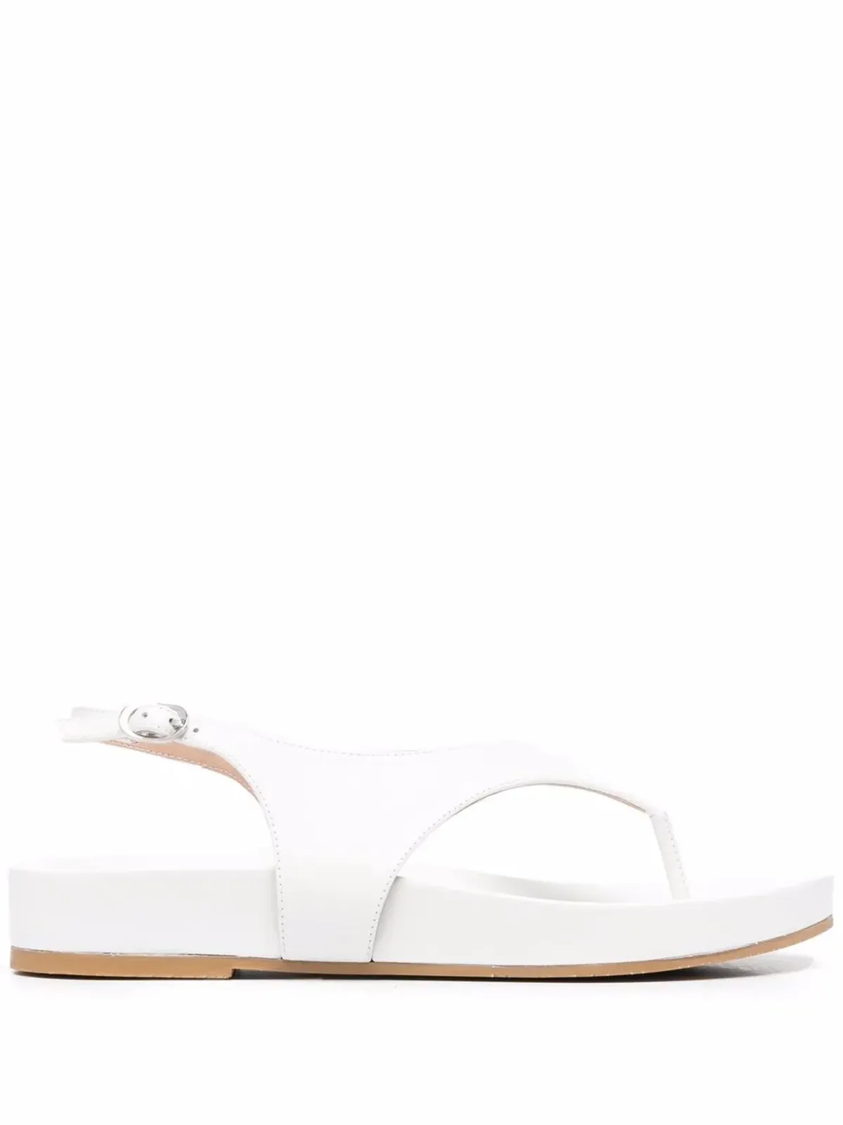 Stuart Weitzman サマー トング オープントゥ サンダル - White - 画像1