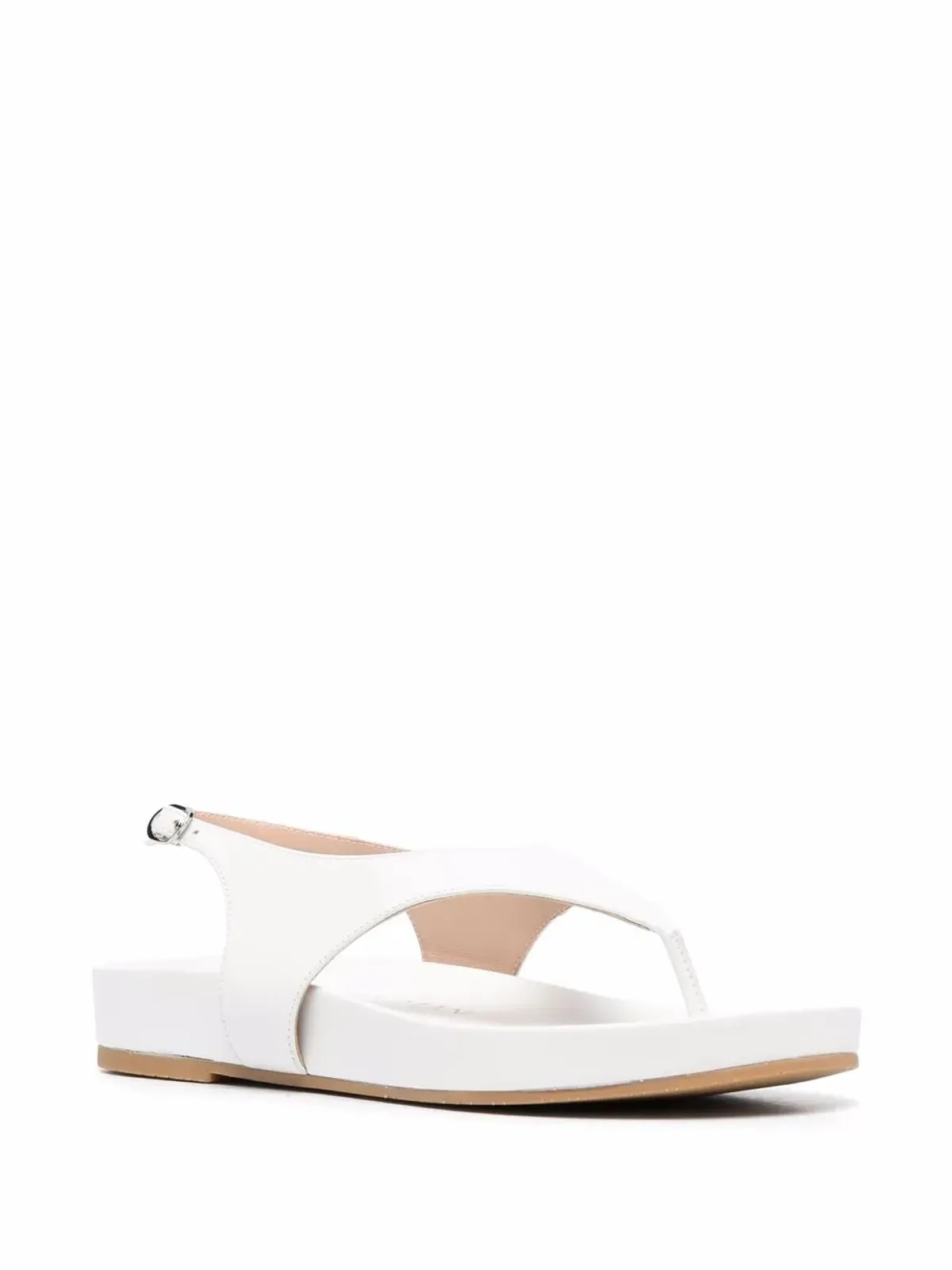 Stuart Weitzman サマー トング オープントゥ サンダル - White - 画像2