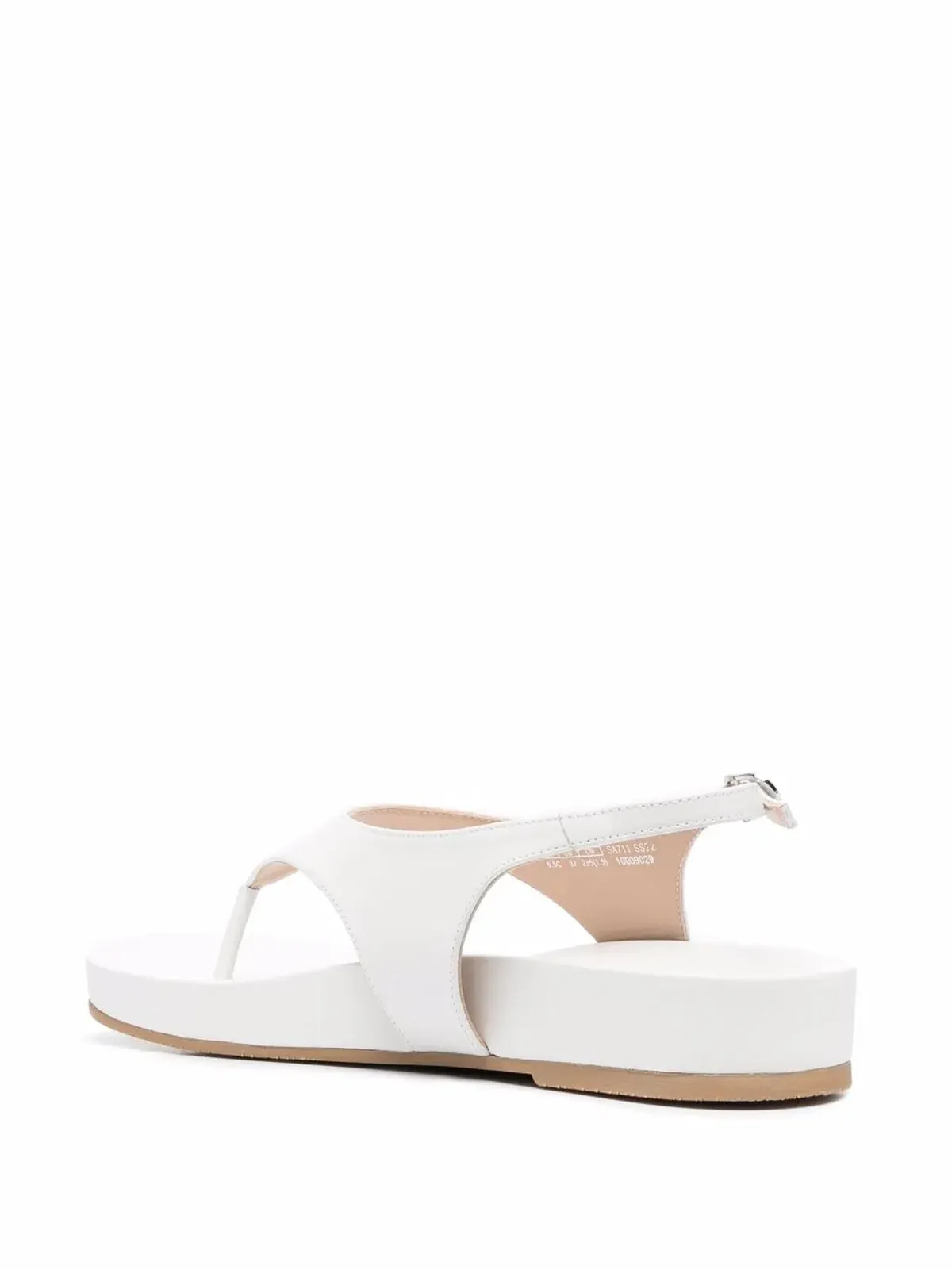 Stuart Weitzman サマー トング オープントゥ サンダル - White - 画像3