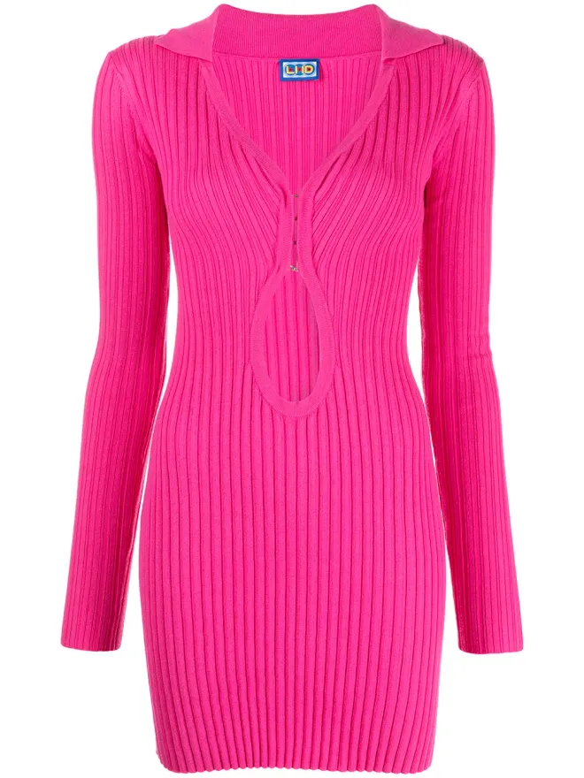 Lhd Lhd cut-out Vida dress - Pinkの商品画像