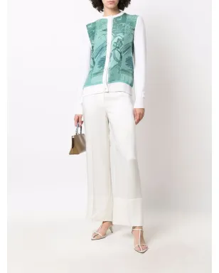 Ferragamo フローラルプリント ボタン留めカーディガン - White - サムネイル2