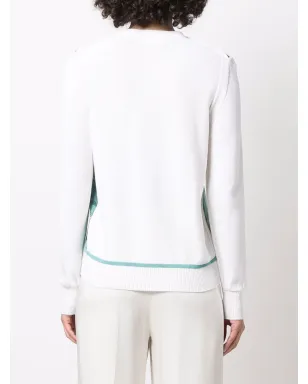 Ferragamo フローラルプリント ボタン留めカーディガン - White - サムネイル4