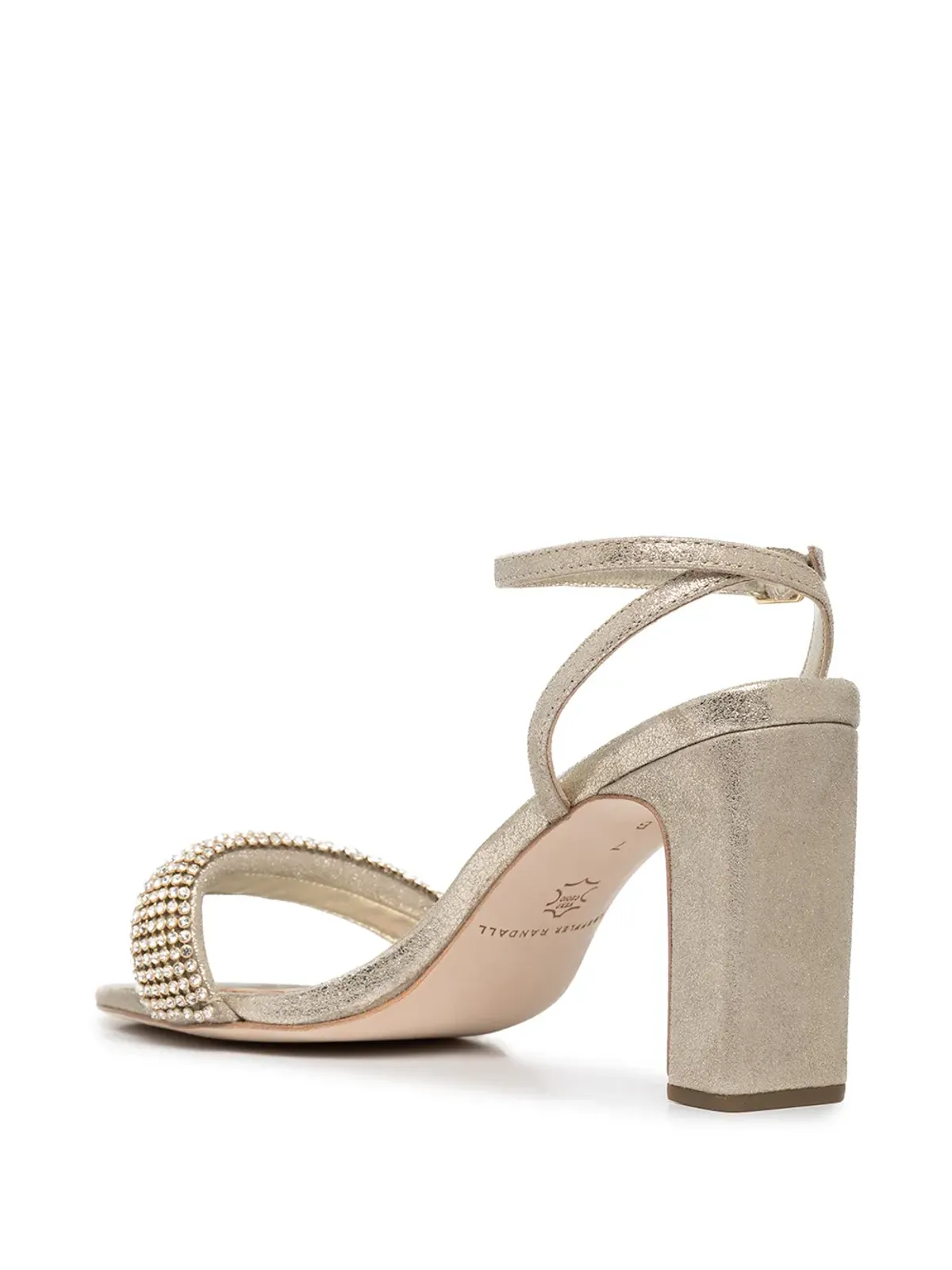 Loeffler Randall シャイ ラインストーン装飾サンダル - 画像3