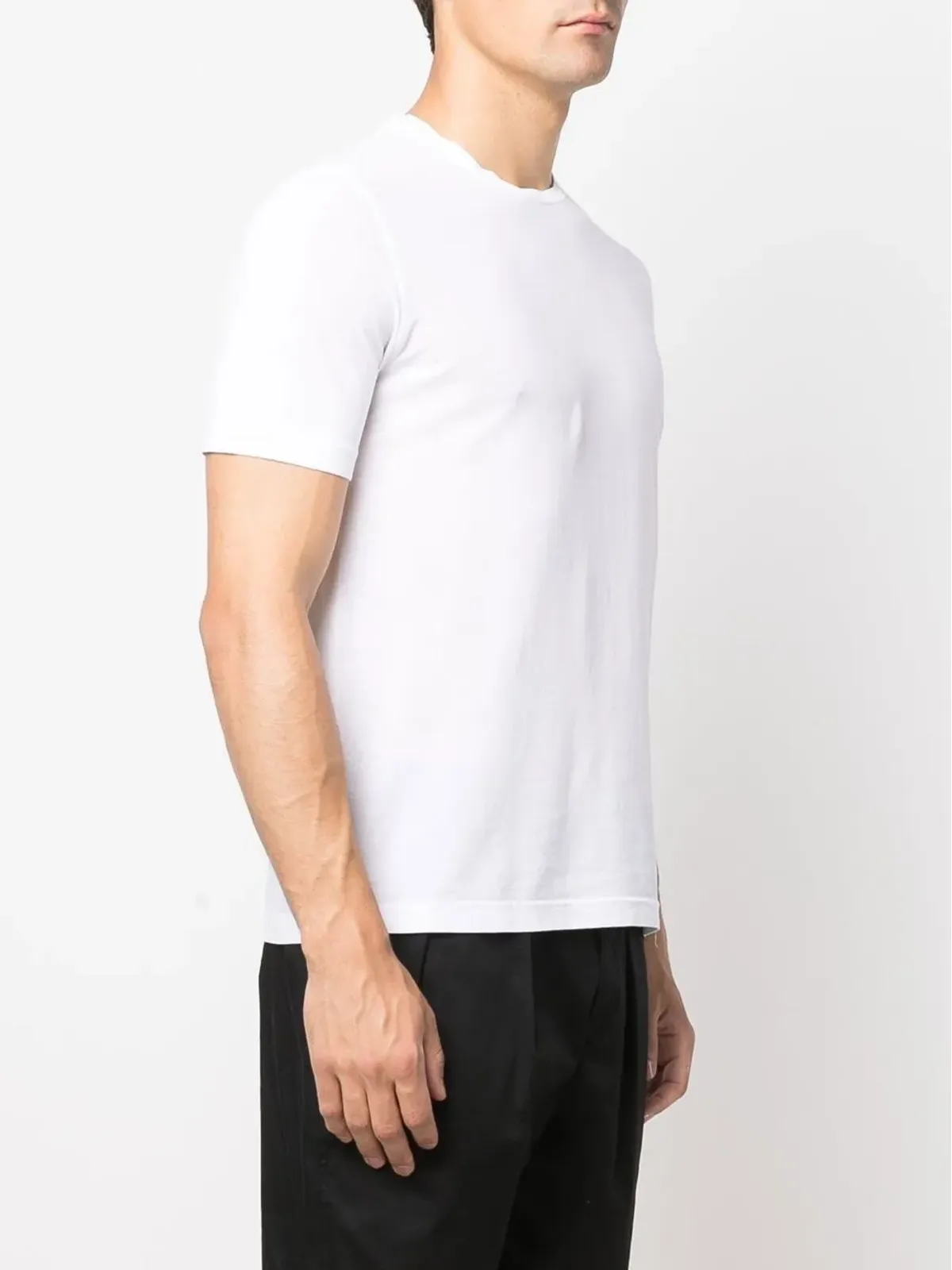 Drumohr ラウンドネック半袖Tシャツ - 画像3