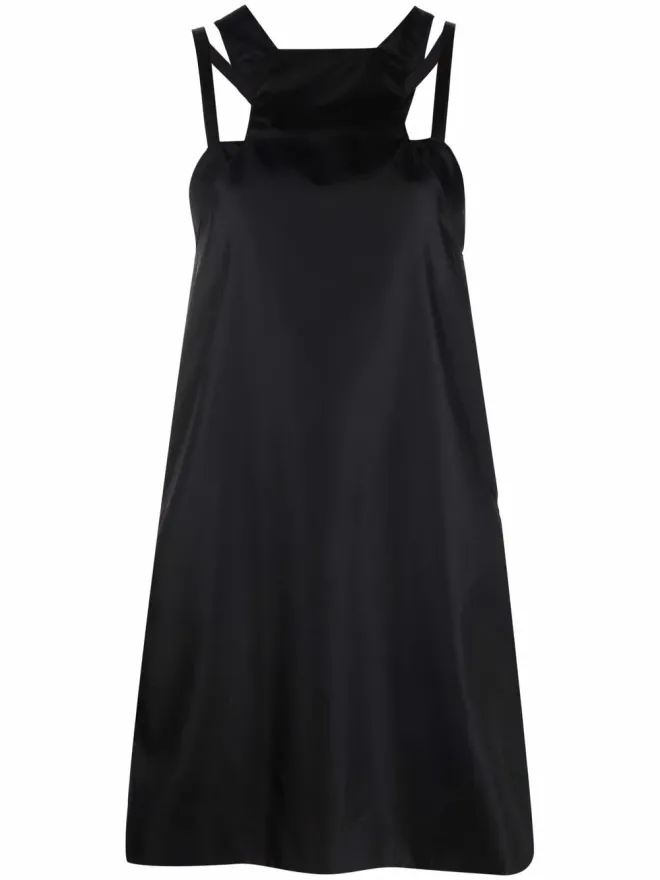 Givenchy Givenchy ストラップディテール カットアウト ノースリーブ シフトドレス - ブラックの商品画像