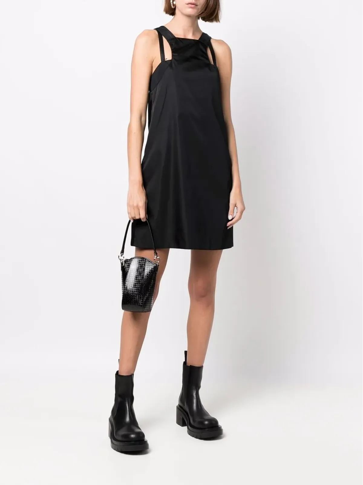 Givenchy ストラップディテール カットアウト ノースリーブ シフトドレス - ブラック - 画像2