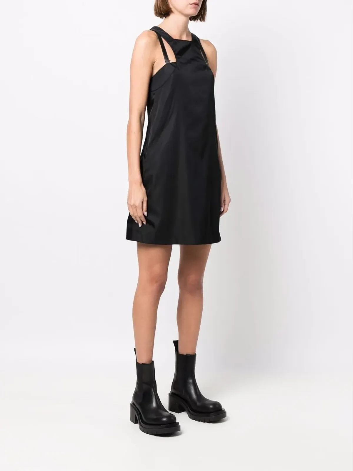 Givenchy ストラップディテール カットアウト ノースリーブ シフトドレス - ブラック - 画像3