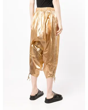 Junya Watanabe クロップド ドロップクロッチ パンツ - サムネイル4