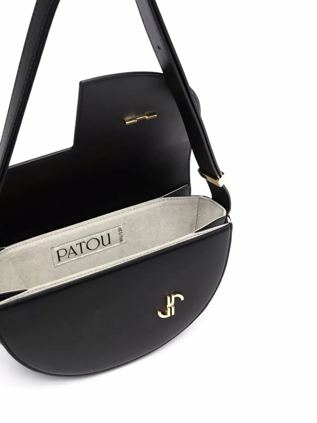 Patou レザーショルダーバッグ - 画像5