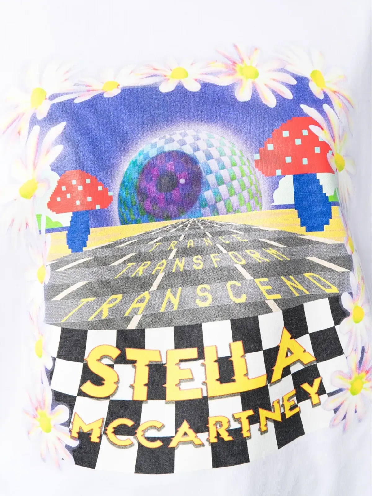 Stella McCartney Transcend グラフィックプリントTシャツ - 画像5