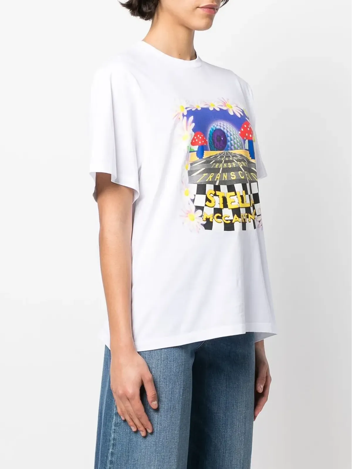 Stella McCartney Transcend グラフィックプリントTシャツ - 画像3