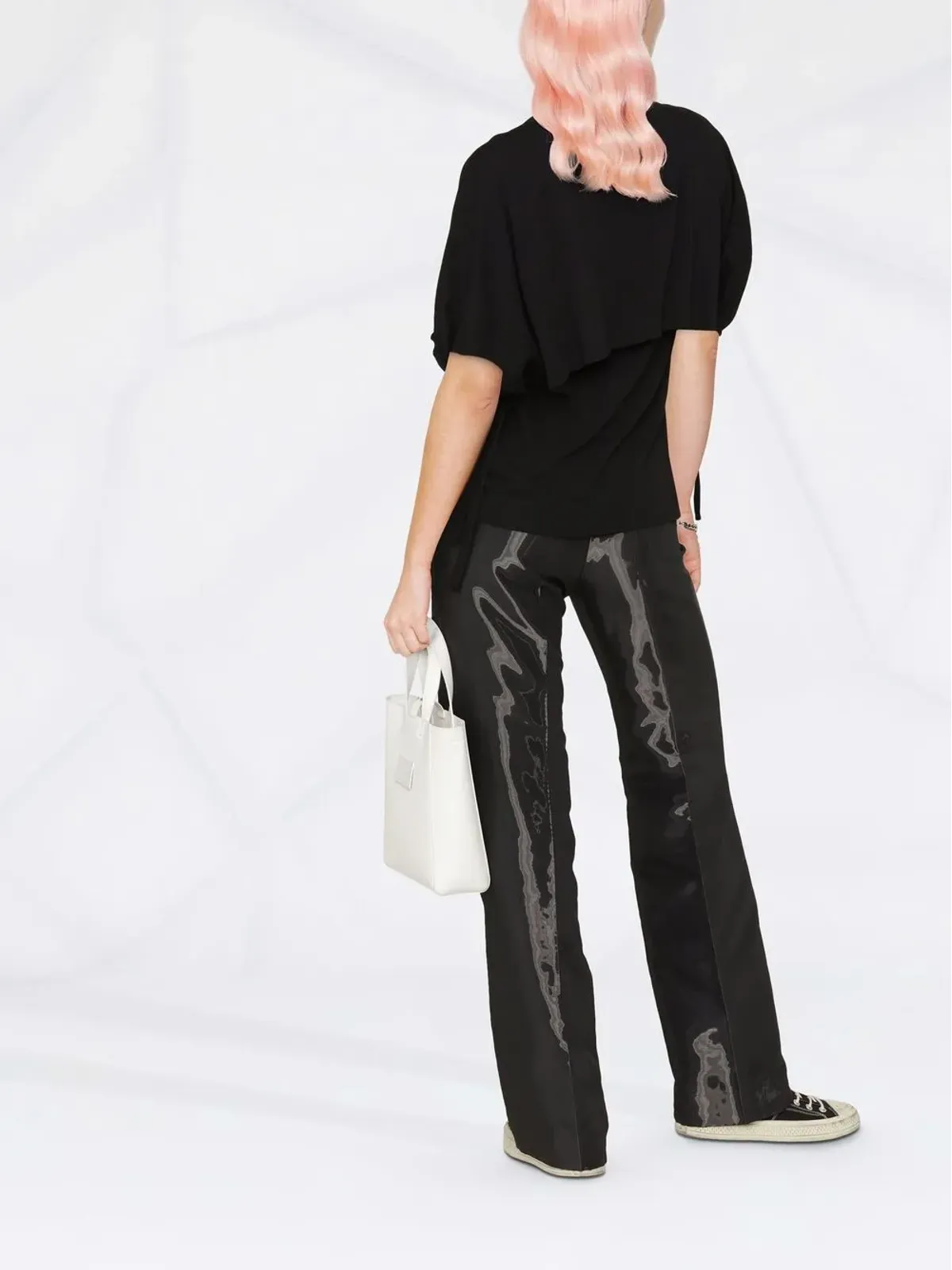 Yohji Yamamoto パフスリーブTシャツ - 画像3