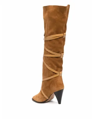 ISABEL MARANT レースアップスエードブーツ - サムネイル3
