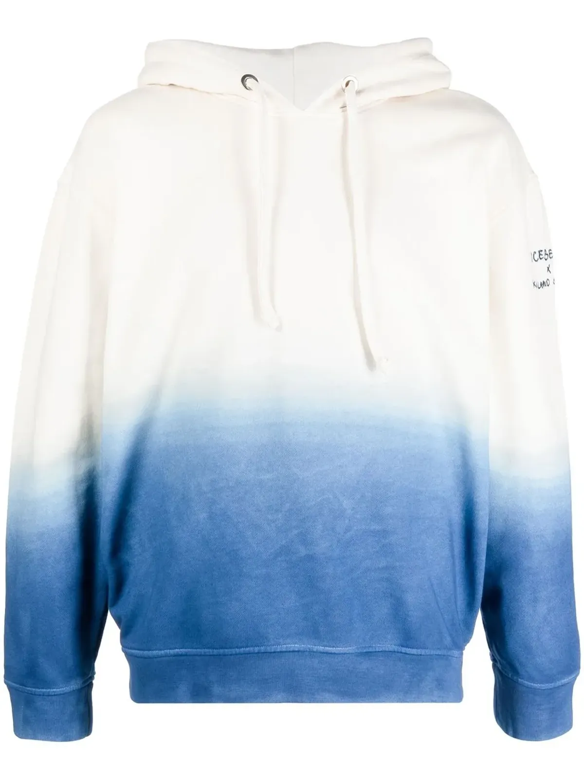 Iceberg x Kailand O. Morris グラデーションフーディ - 画像1