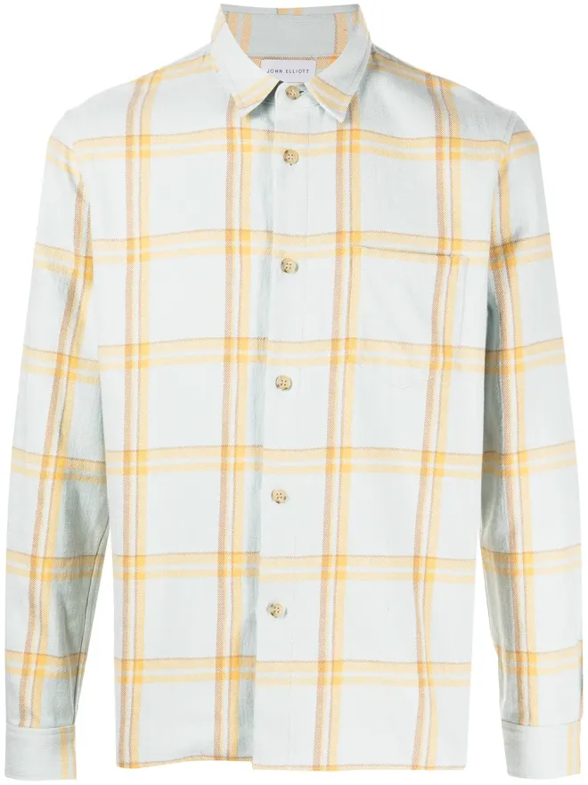 JOHN ELLIOTT John Elliott Sly チェック柄シャツの商品画像