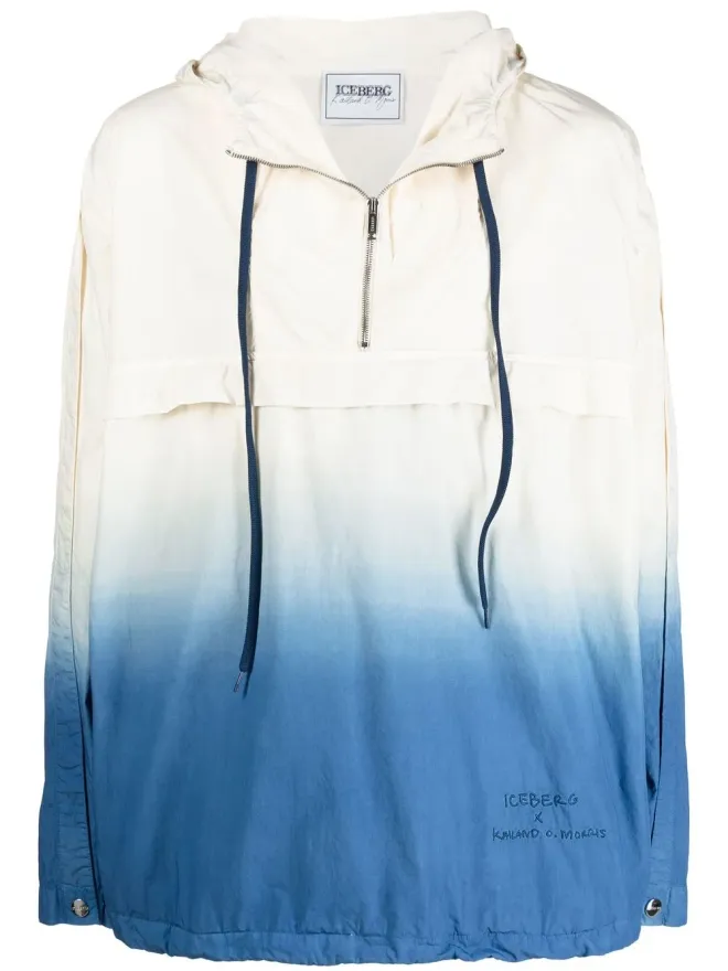 Iceberg Iceberg × Kailand O. Morris グラデーション ウィンドブレーカーの商品画像