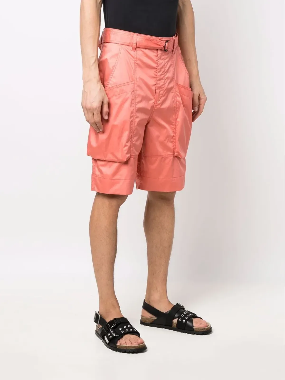 MARANT ベルト付きカーゴショーツ - 画像3