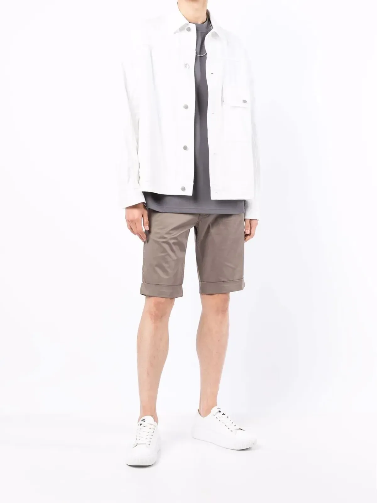 Emporio Armani 光沢のある快適ボードショーツ - 画像2