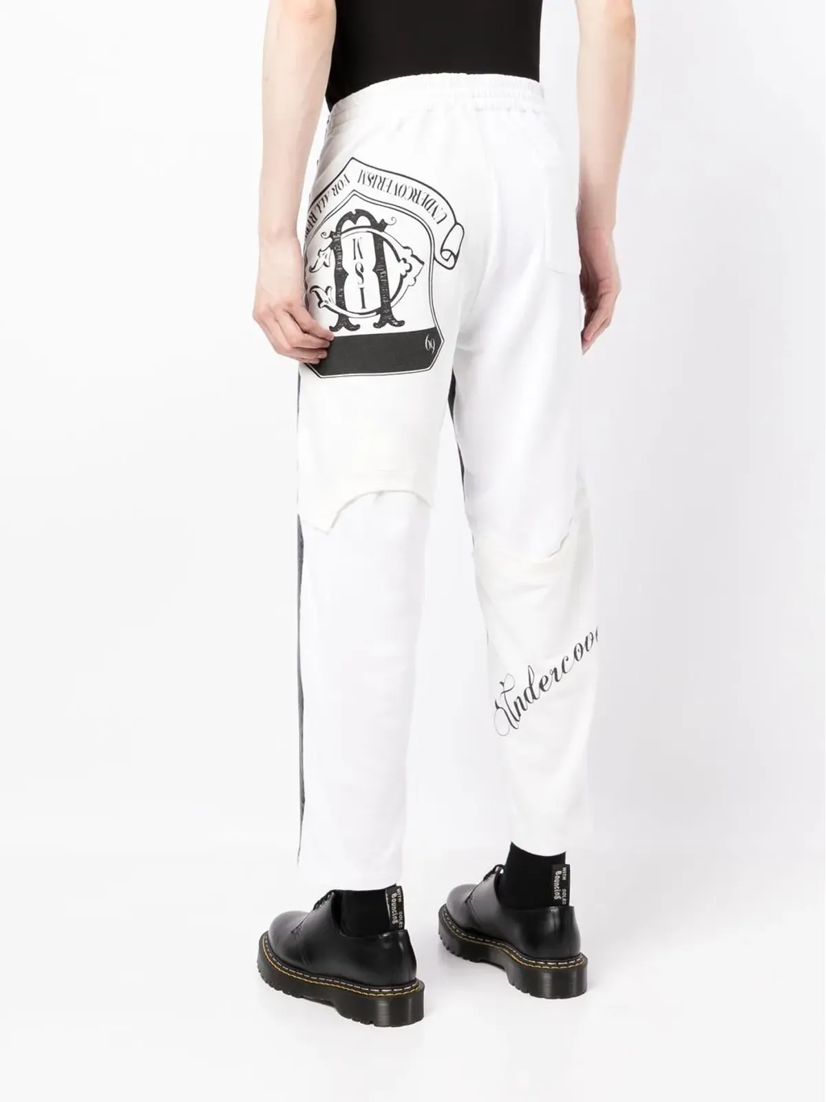 Undercover パネル切替クロップドパンツ - 画像4