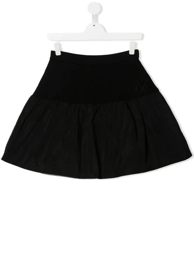 Emporio Armani Kids Emporio Armani Kids TEEN 刺繍ロゴ入りパネルスカートの商品画像