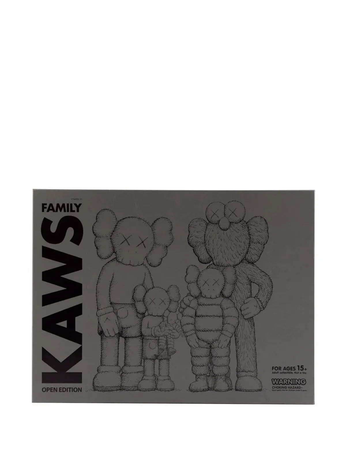 KAWS Kaws Family 2022 フィギュアセット - グレー - 画像3