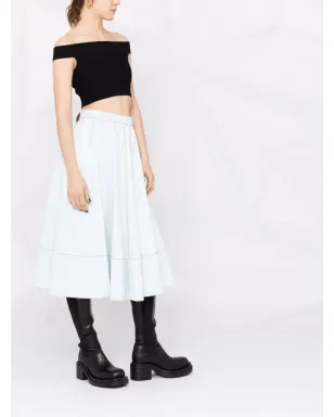Alexander McQueen オフショルダークロップトップ - サムネイル4