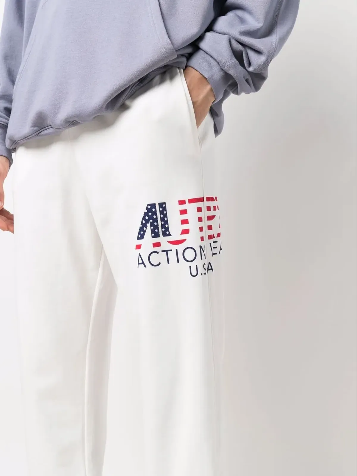 Autry ロゴプリント コットン スウェットパンツ - ホワイト - 画像5