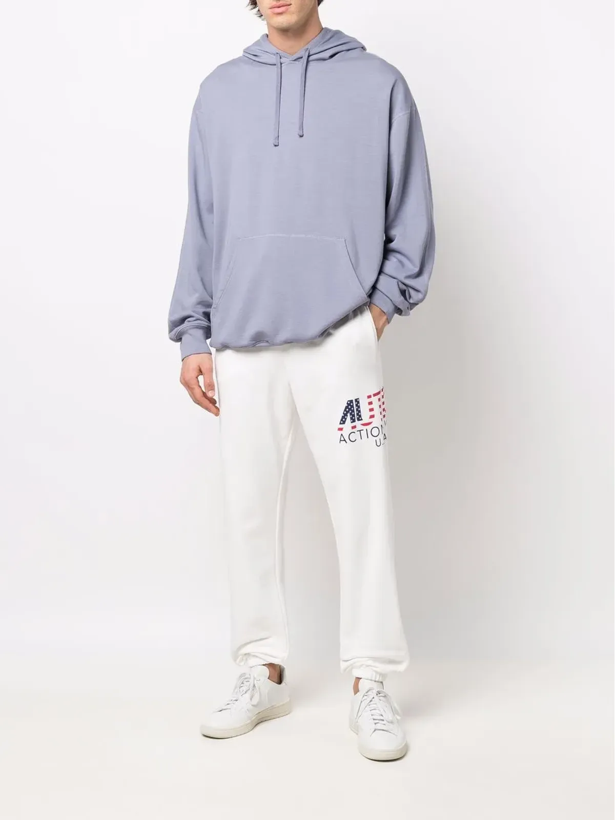 Autry ロゴプリント コットン スウェットパンツ - ホワイト - 画像2