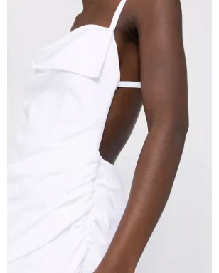 Jacquemus La Robe Saudade ドレープミニドレス - サムネイル5