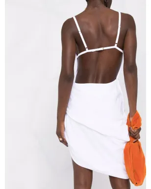 Jacquemus La Robe Saudade ドレープミニドレス - サムネイル3