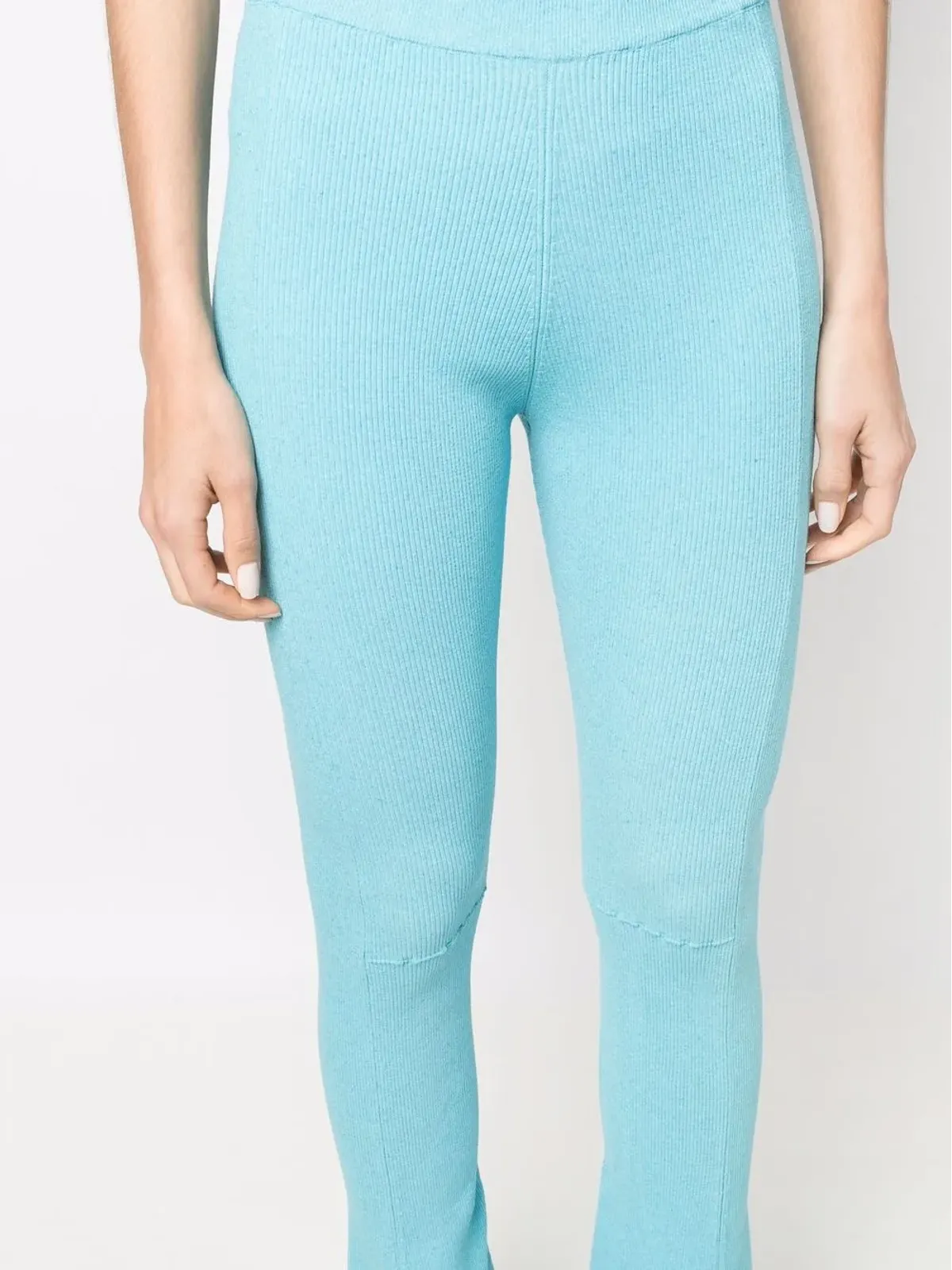 Jacquemus ストレッチブーツカットパンツ - ブルー - 画像5
