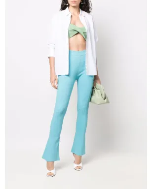 Jacquemus ストレッチブーツカットパンツ - ブルー - サムネイル2
