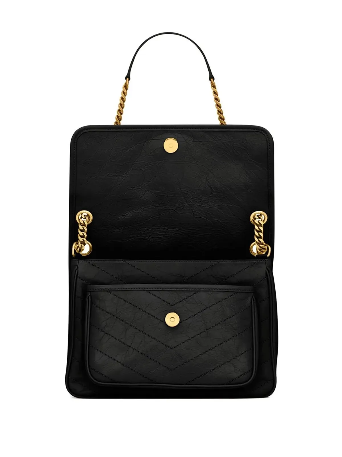 Saint Laurent Niki ロゴ文字入りショルダーバッグ - 画像4