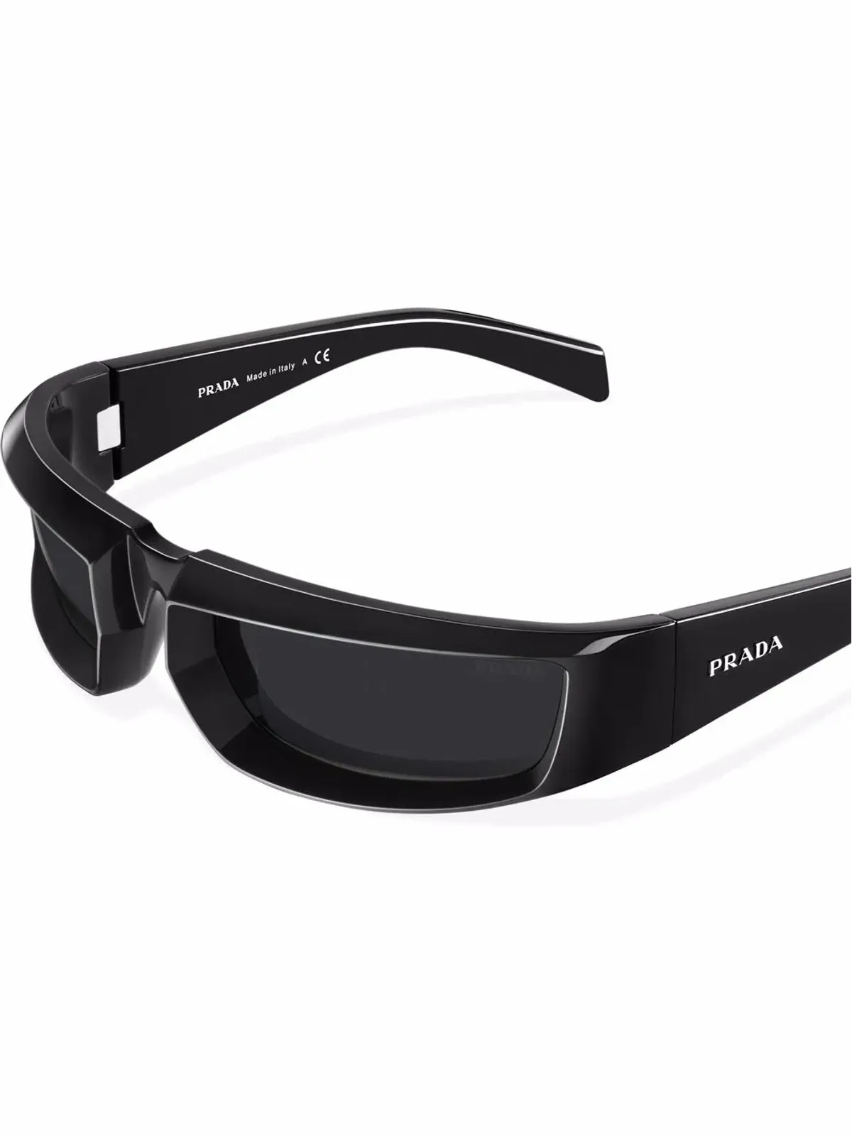 Prada Eyewear ランウェイ・ラップアラウンドフレーム サングラス - 画像3