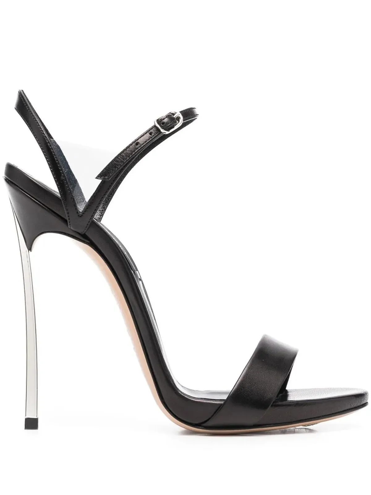 Casadei オープントゥ・ヒールサンダル - ブラック - 画像1
