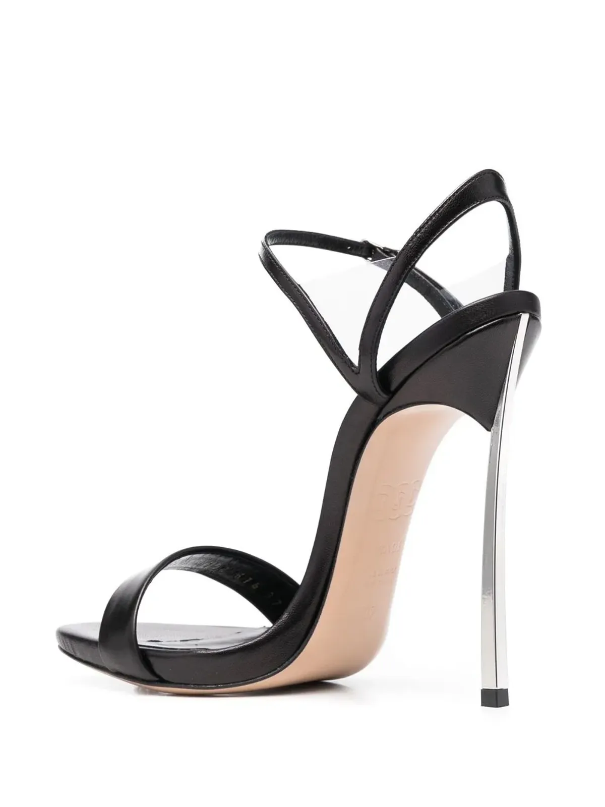 Casadei オープントゥ・ヒールサンダル - ブラック - 画像3